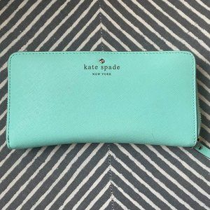Kate Spade Continental Wallet (teal)